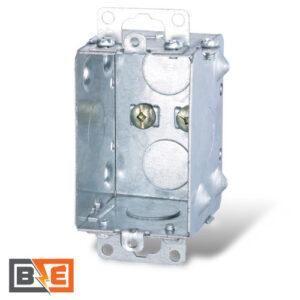 Boîte de dispositif en acier 1102-K groupable avec avec 6 débouchures